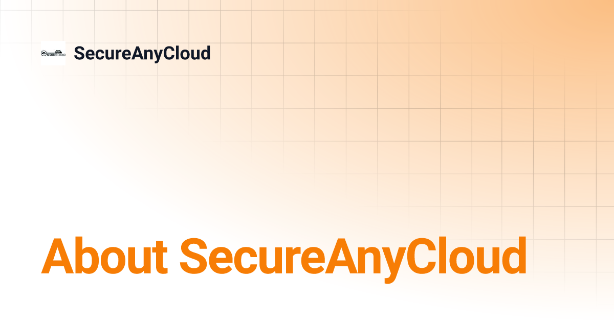 About secureanycloud secureanycloud